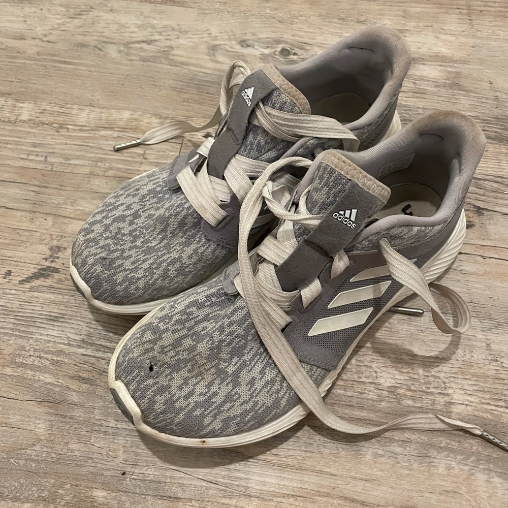 Adidas Grey Print Edge Lux Used Running Shoes